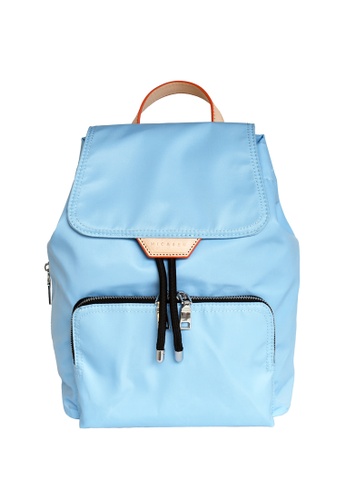 MIC & BEN blue MIC & BEN Momo Nylon Backpack in Uranian BBA07AC4A16845GS_1