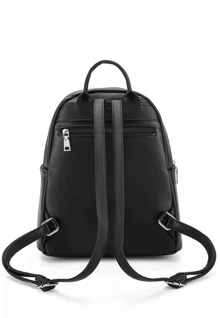 GYKACO LEIKA Black - Tas Ransel Wanita - Fashion Backpack (IMPORT)