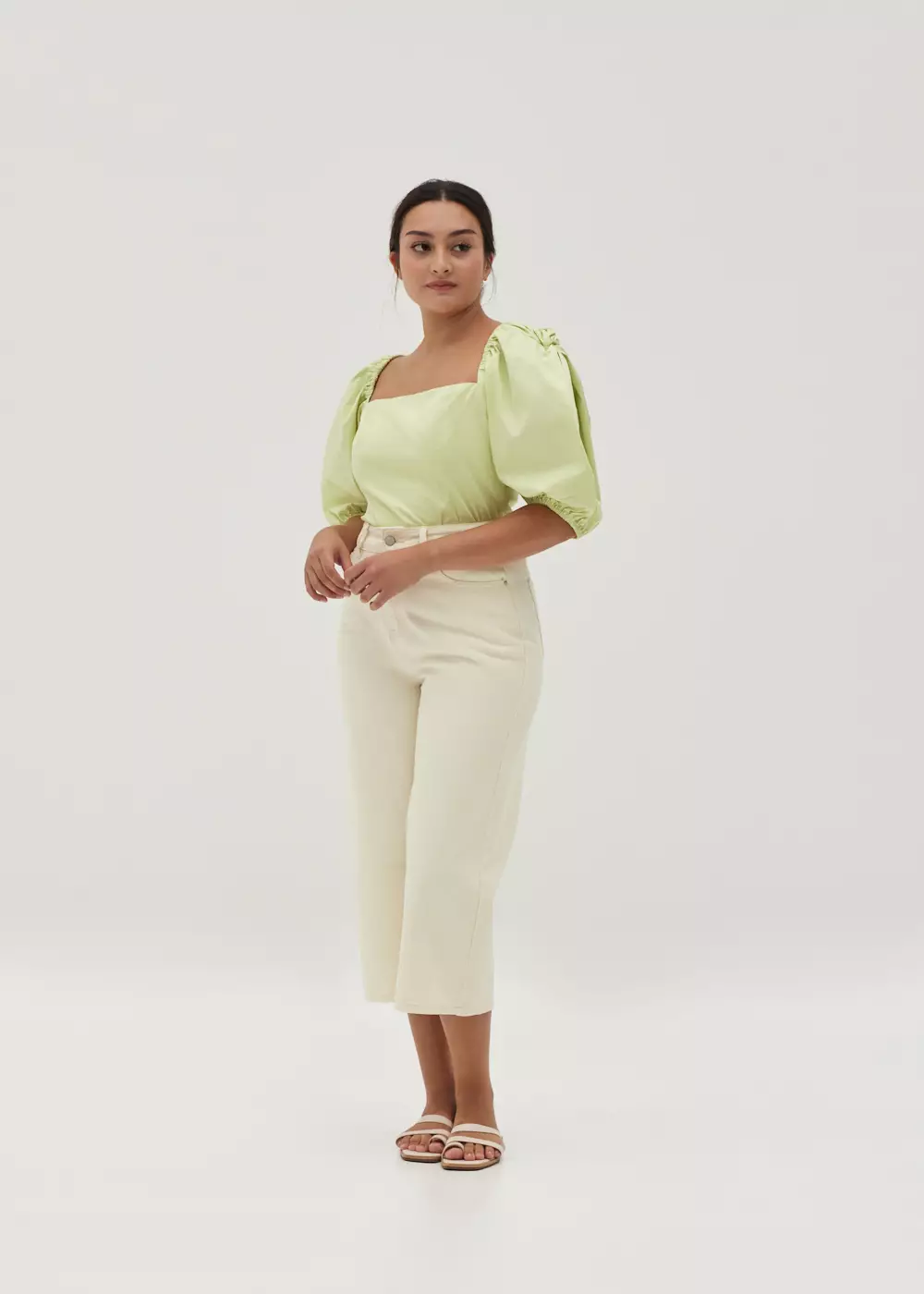 Serena Bustier Puff Sleeve Top