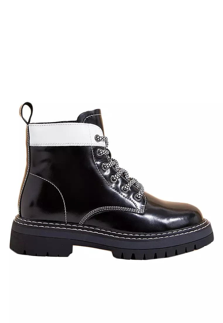 Discount on Twenty Eight Shoes  shoes - SKU: Platform Genuine Leather Martin Boot Rx9010