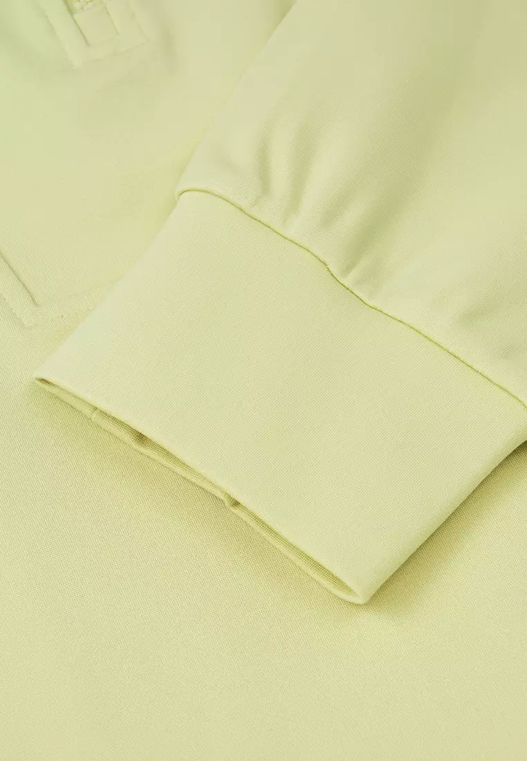 WOMEN'S LOGO TURTLENECK HALF-ZIP HOODIE