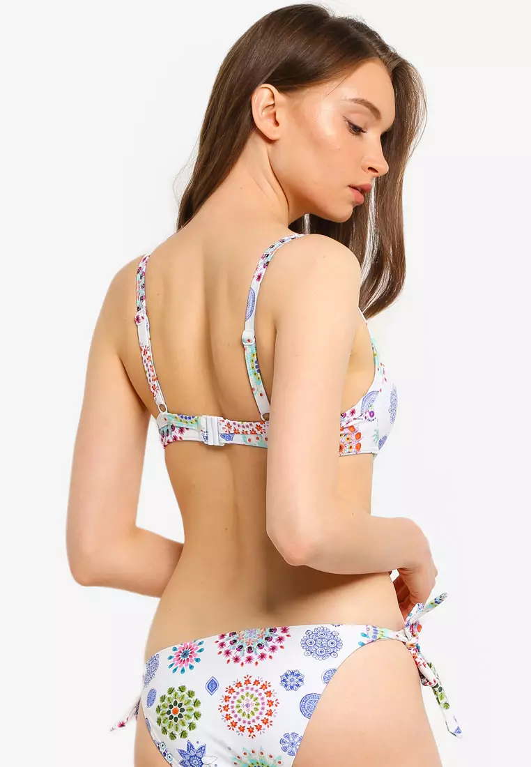 Jual Desigual Mandala Print Bikini Top Original 2024 Zalora Indonesia