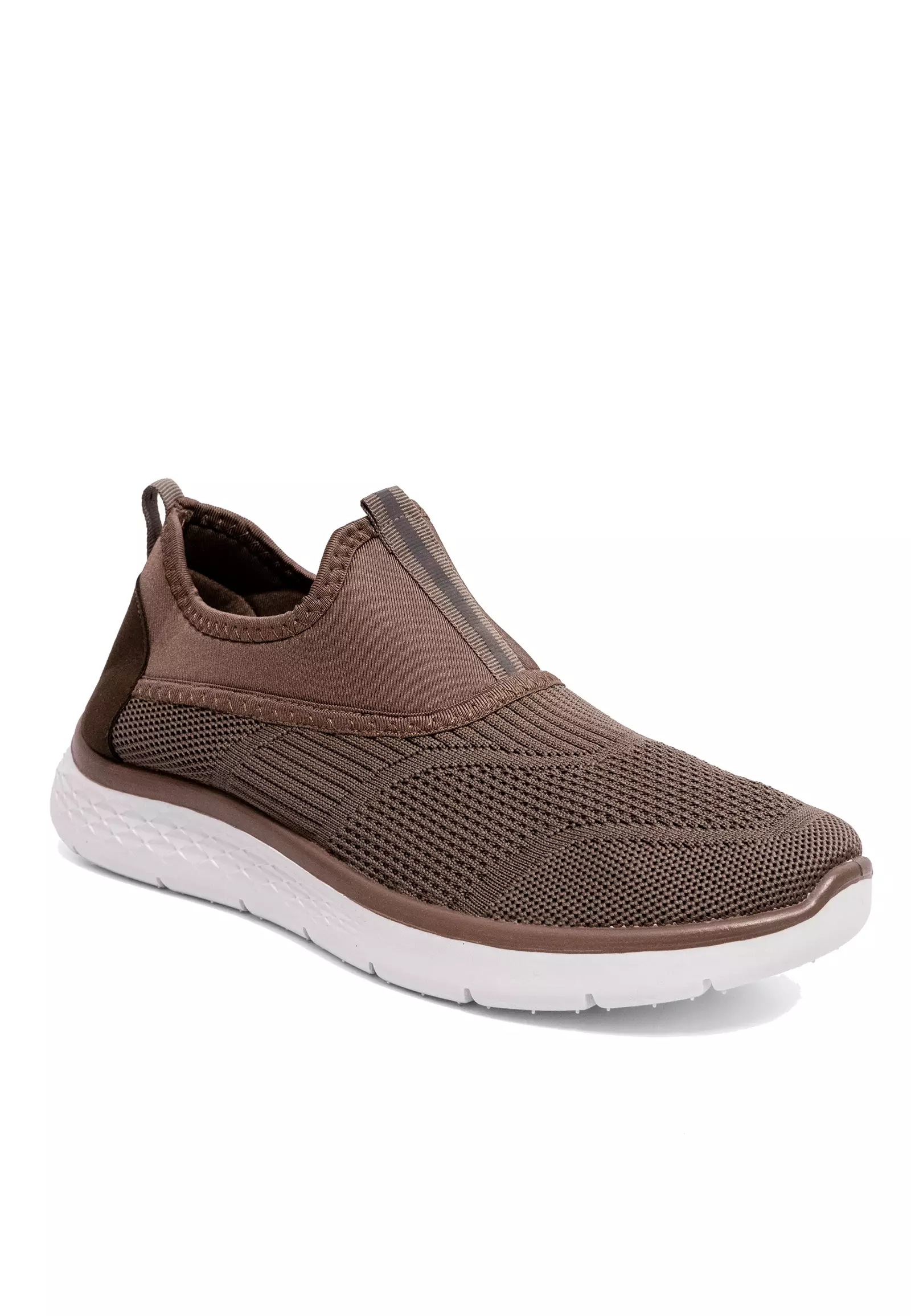 Dr. Kevin Sepatu Sport Pria Men Sneakers Sekolah Flyknit Slip On 889-082