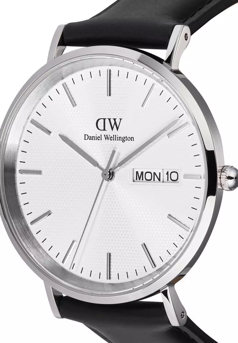 Classic Day Display Sheffield Silver - Men Watch stainless steel leather watch DW Official Authentic Original jam tanggan lelaki DW jam tangan