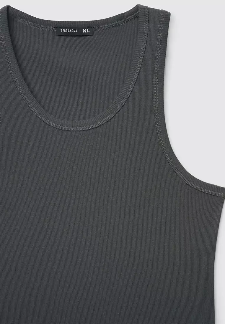 Men's Ribbed Tank Top