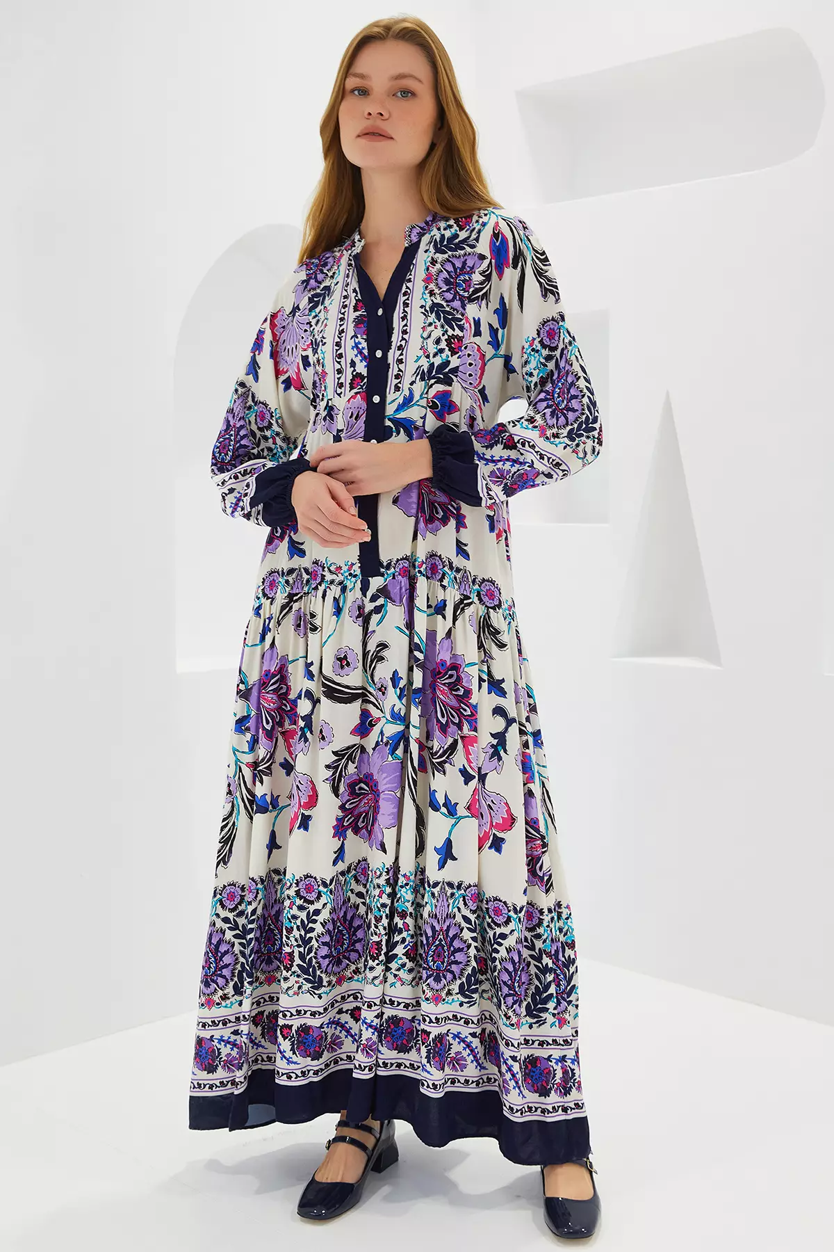 Viscose Maxi Dress