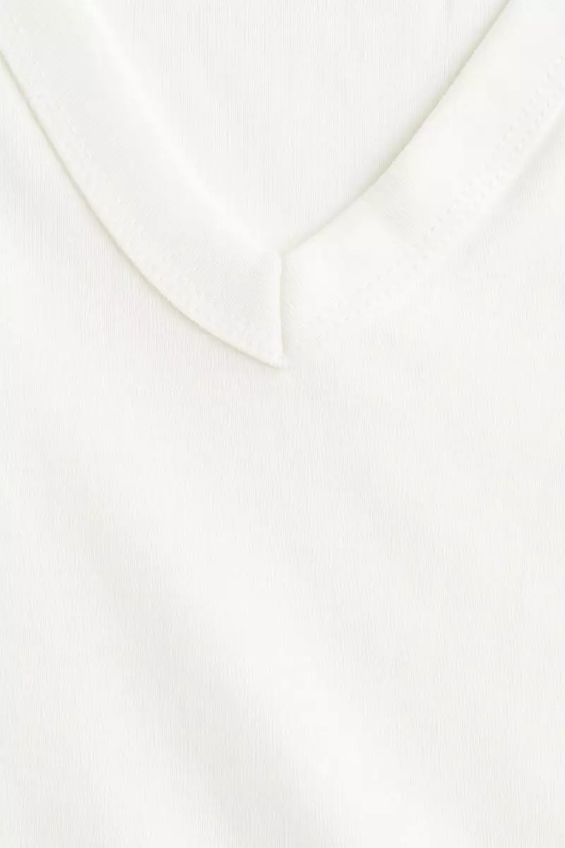 Ribbed V-neck vest top