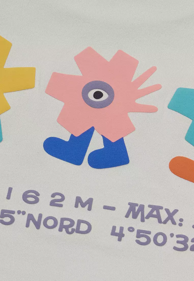 女裝鳶尾花 LOGO 短袖T裇