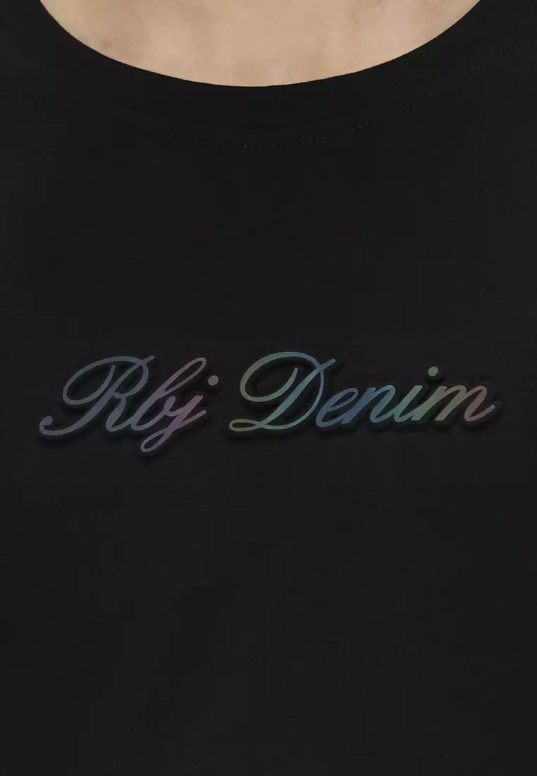 RBJ T-Shirt Cotton Spandex Emboss Pria 2482370761