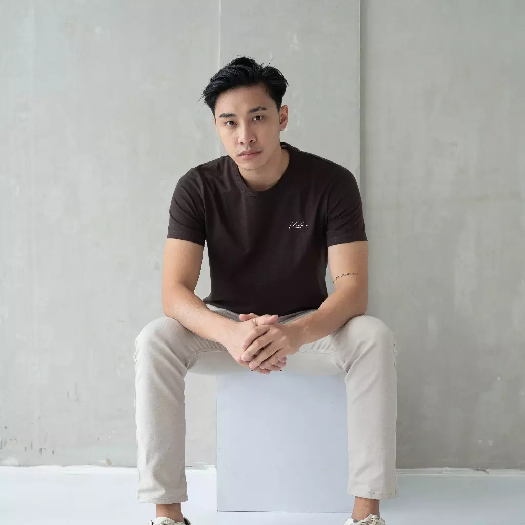 Kale Axelo Coffee Brown / Kaos Lengan Pendek Pria / Kaos Unisex