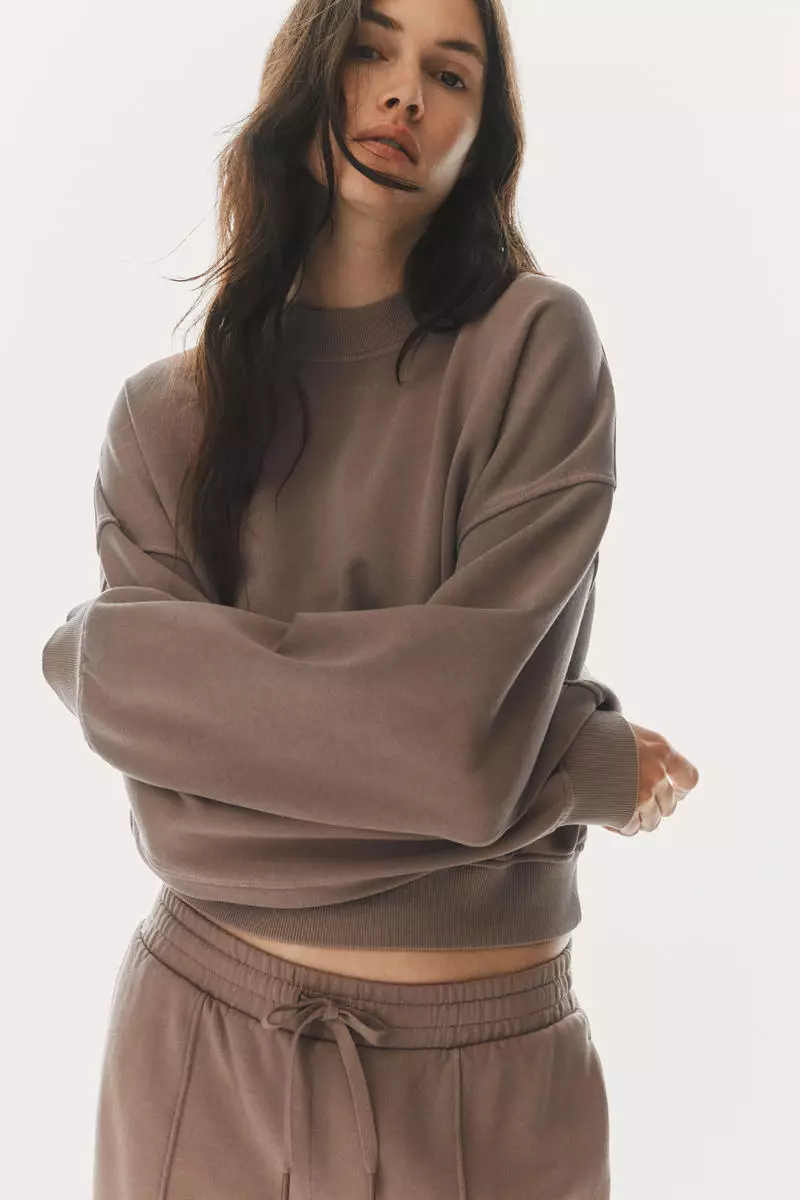 Washed-look sweatpants