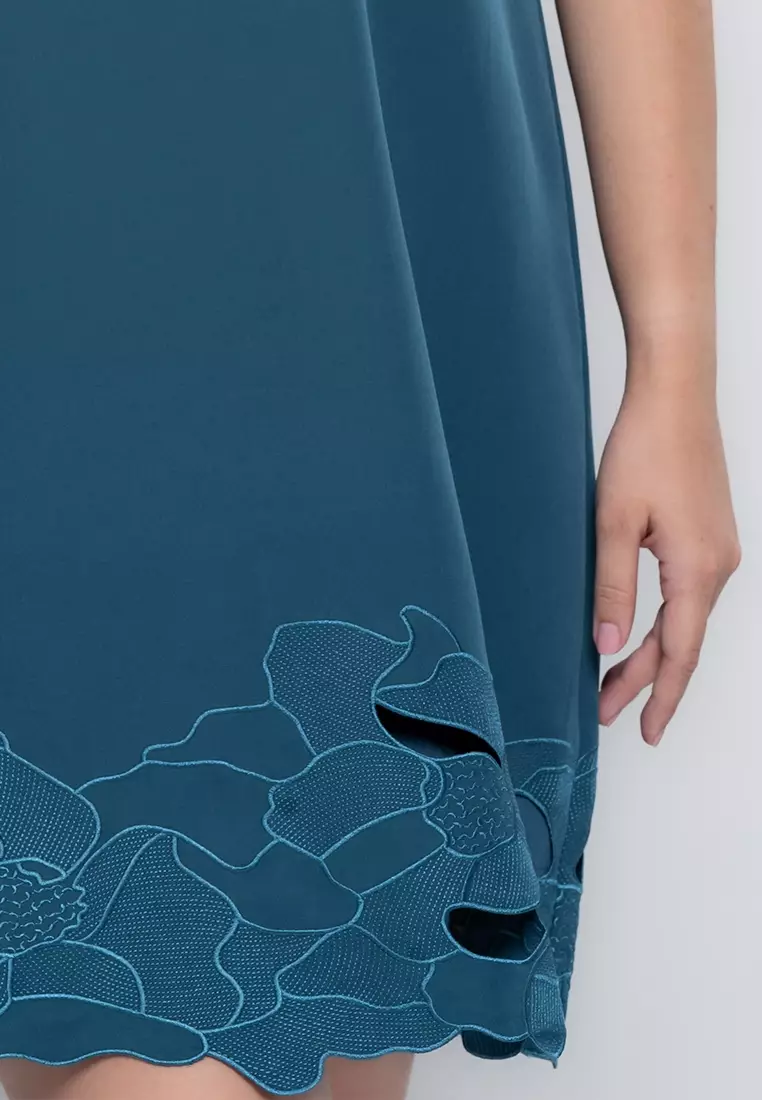 Milly Plus Size Eviannah Embroidered Laser Cut Shift Dress