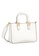 Fendi white Fendi Small FF Tote Shoulder Bag in White 079E6ACBDD167EGS_2