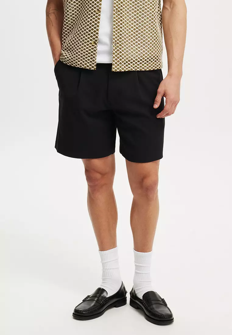 Pleated Shorts