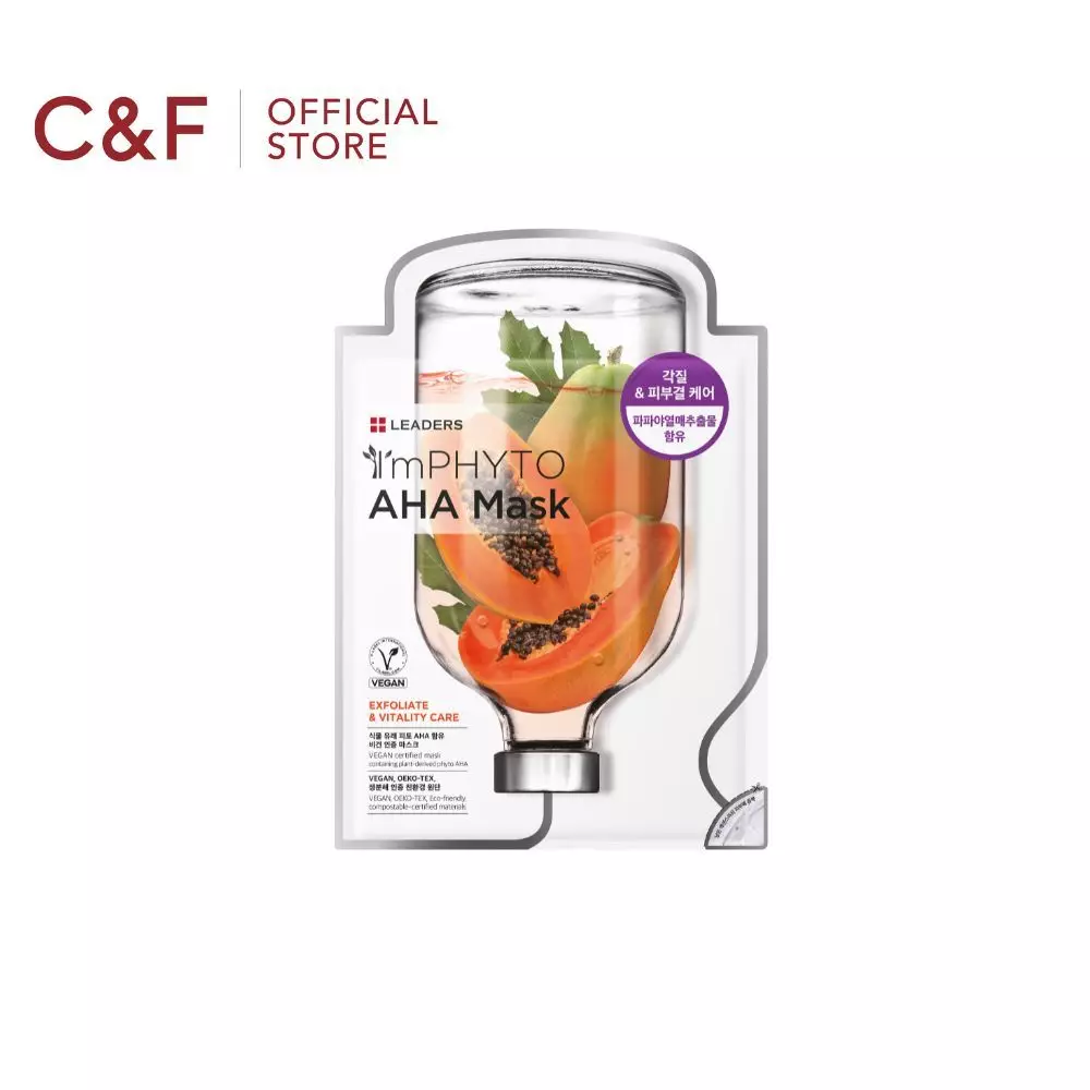 Leaders Imphyto AHA Sheet Mask 23 ml - Masker Wajah