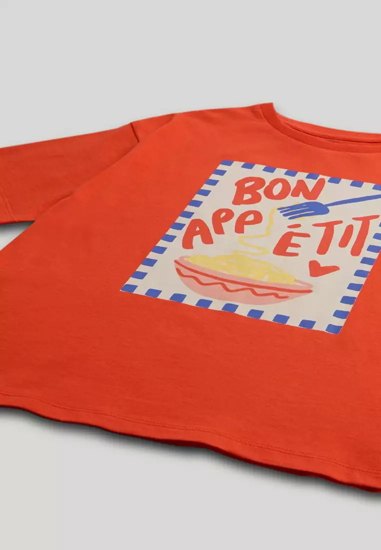 Orange Pasta T-Shirt