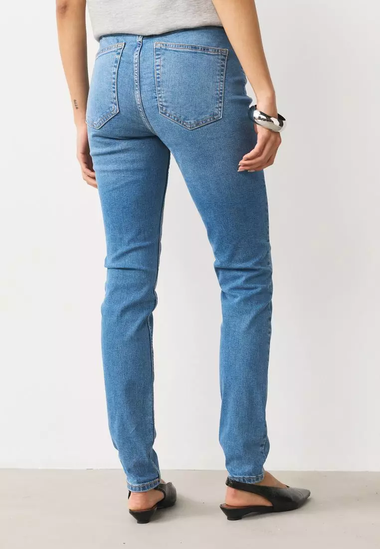 Mid Rise Stretch Skinny Jeans