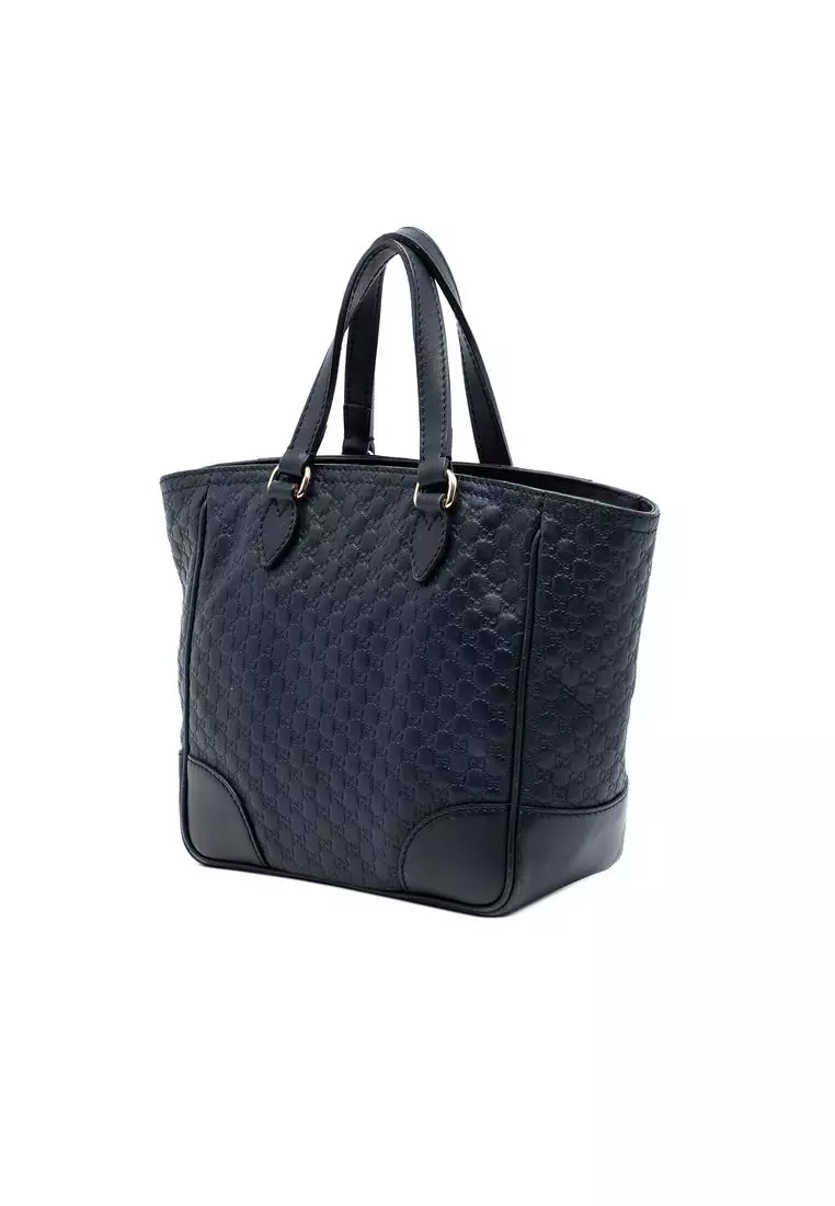 Pre-Loved Gucci Small Microguccissima Bree Satchel
