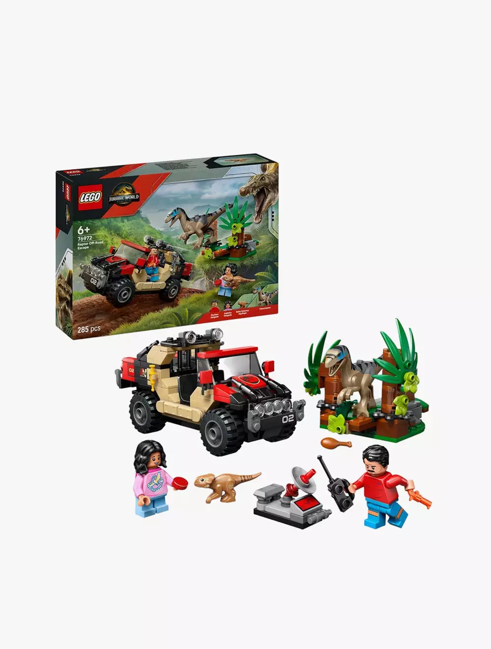 LEGO® Jurassic World Raptor Off-Road Escape - 76972