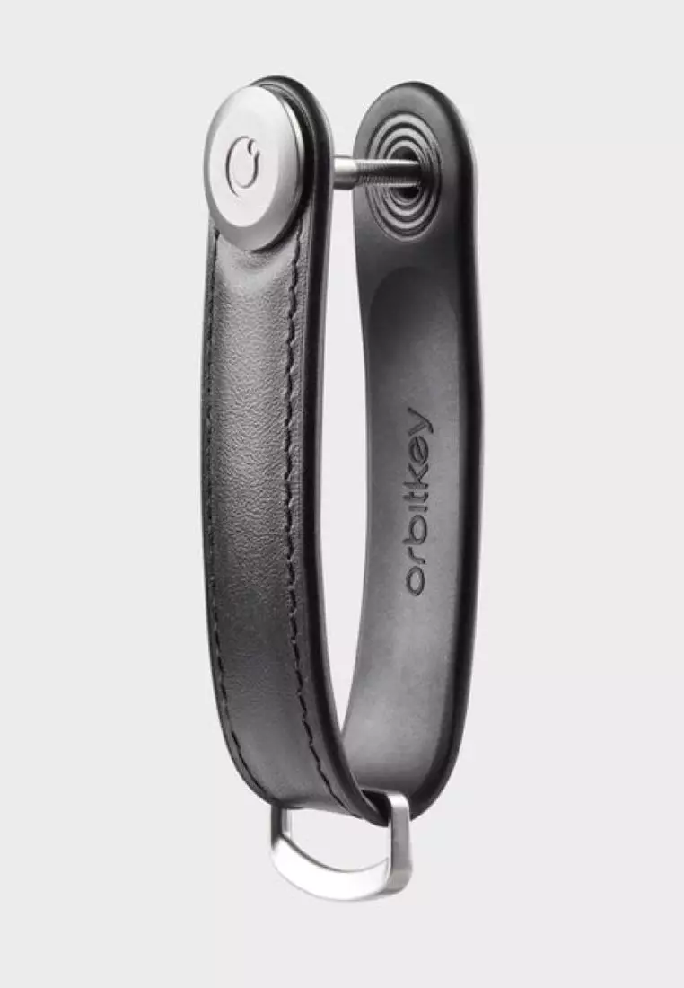 Orbitkey Hybrid Leather Key Organiser (Black)