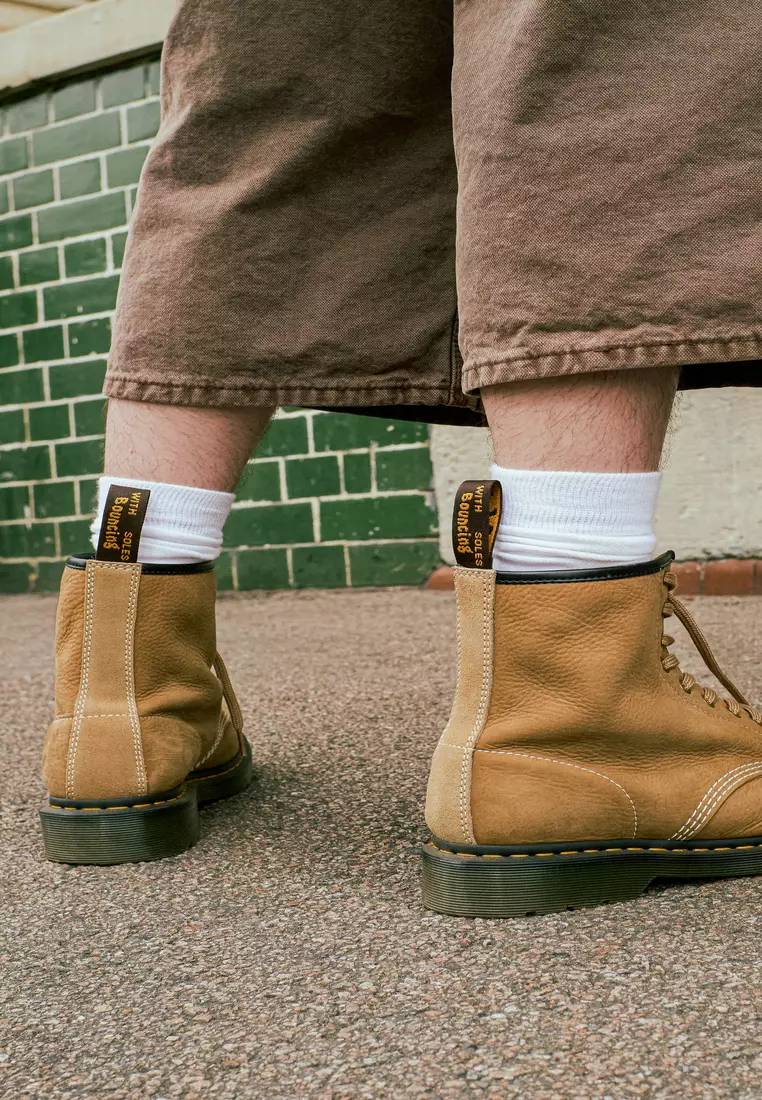 Buy Martens 1460 Tumbled Nubuck Leather Lace Up Boots Tan