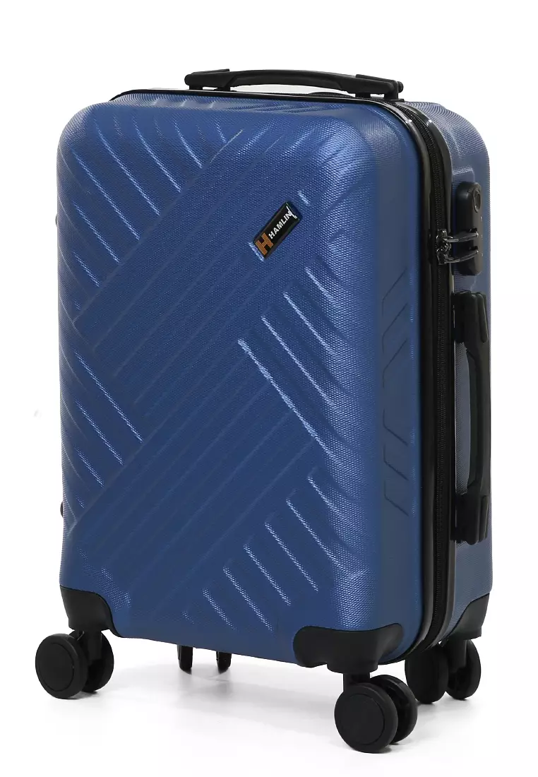 Carlton Koper Unisex Size 20 Inch Suitcase Large Compartment Material ABS+PVC Coated ORIGINAL - Blue