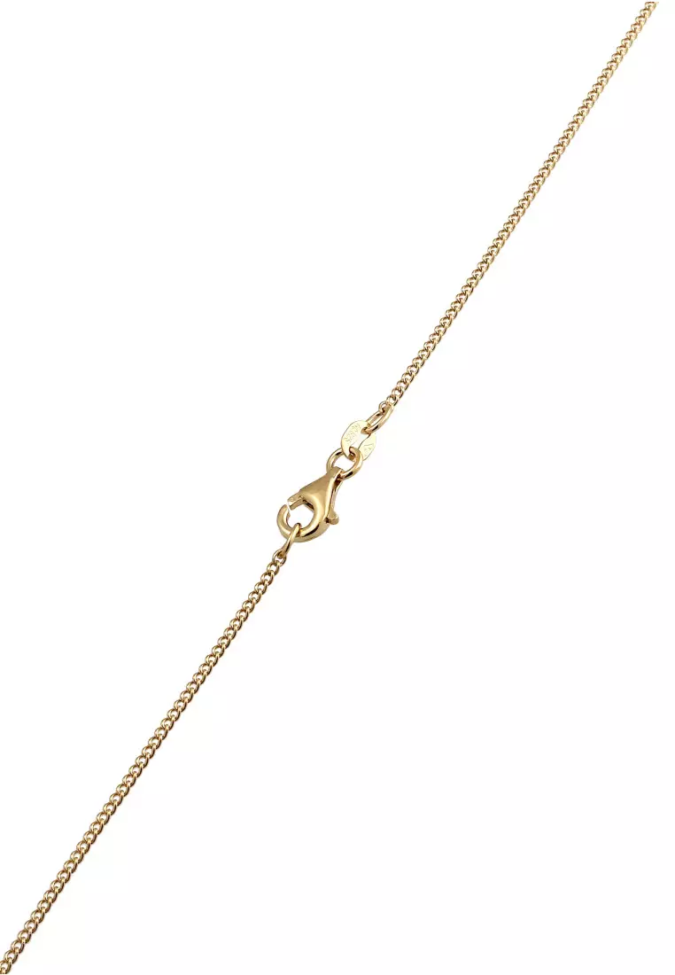 Kalung Perhiasan Perak 925 Wanita Madonna Figure Pendant Gold Plated