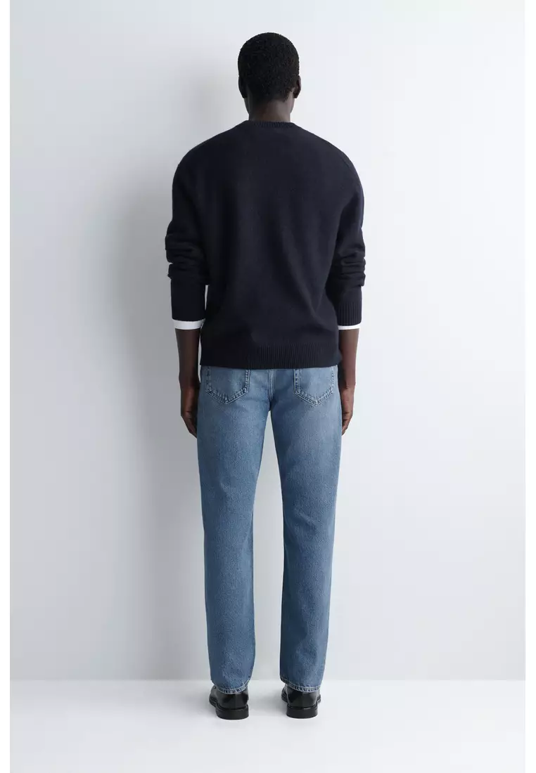 SIGNATURE REGULAR-FIT STRAIGHT-LEG JEANS