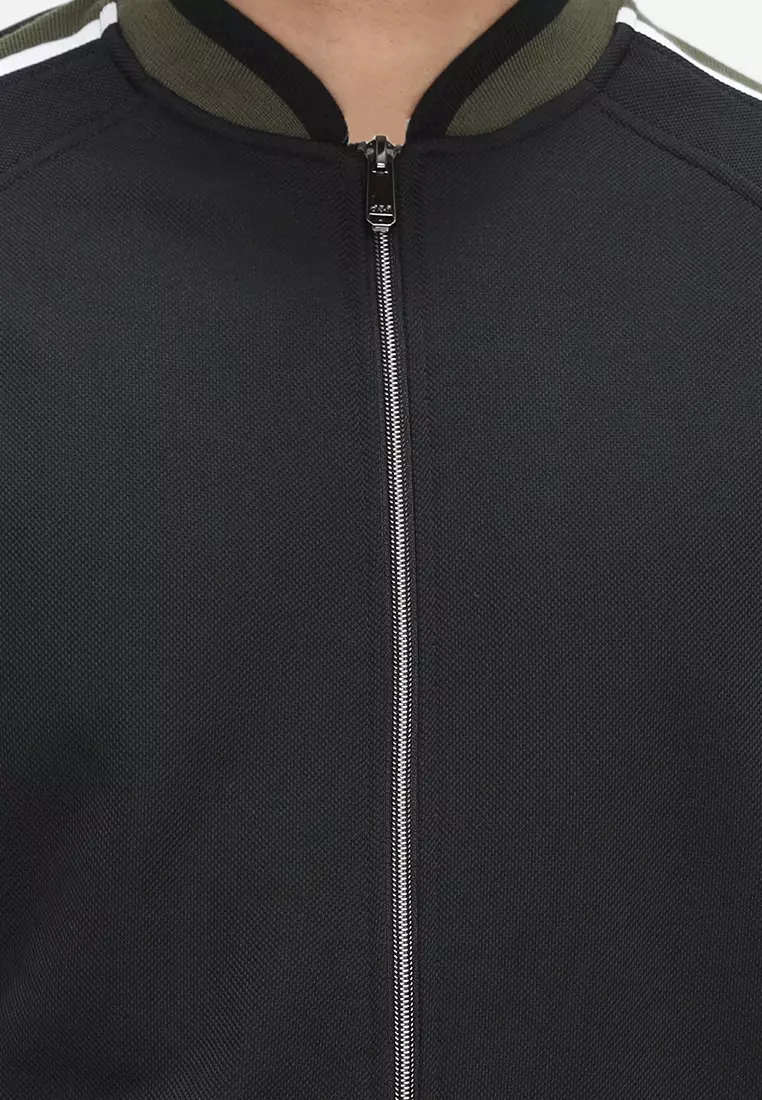 Jacket Cvc Raglan Flatknit