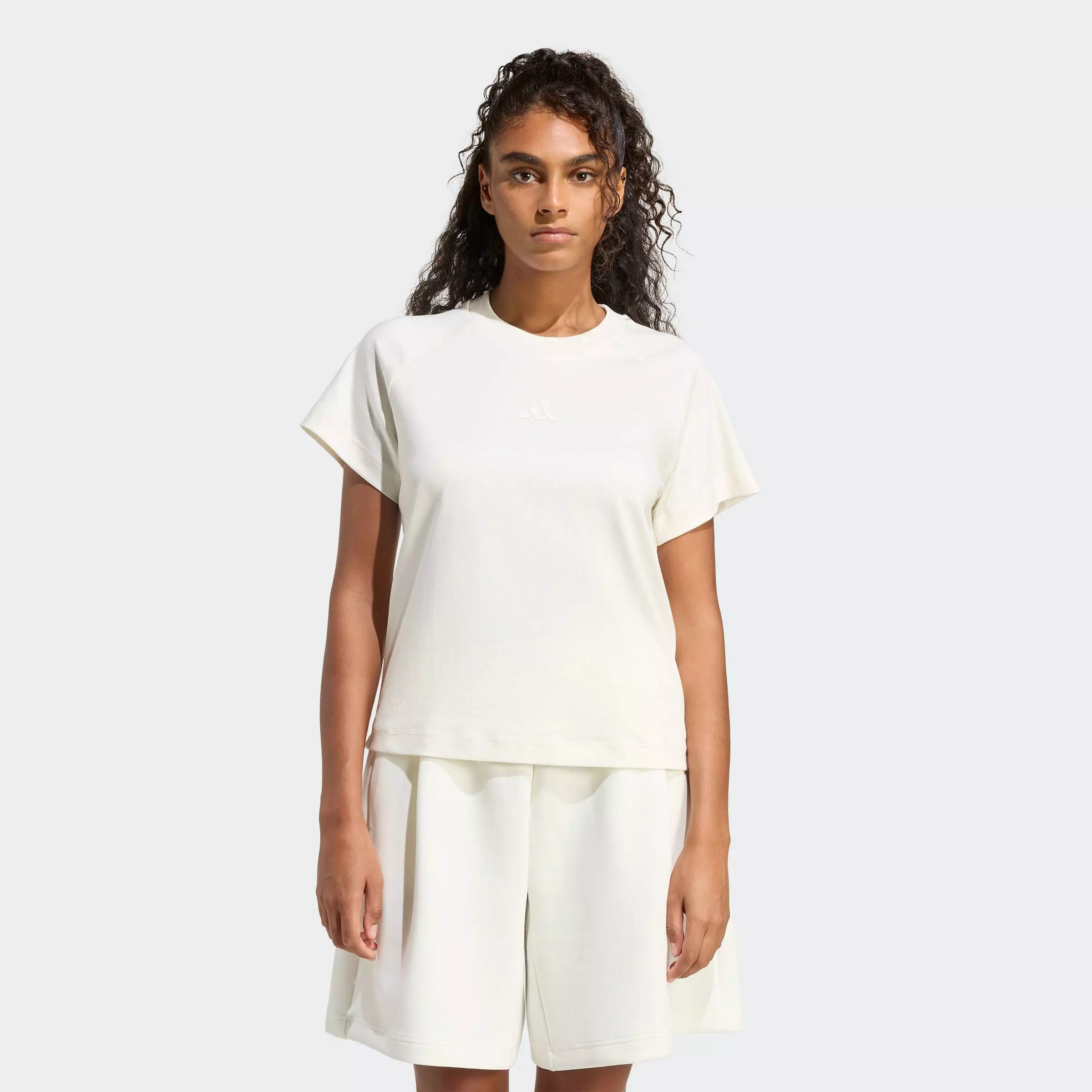 Buy ADIDAS Lifestyle SOFT LUX TEE Women White KC9818 2026 Online