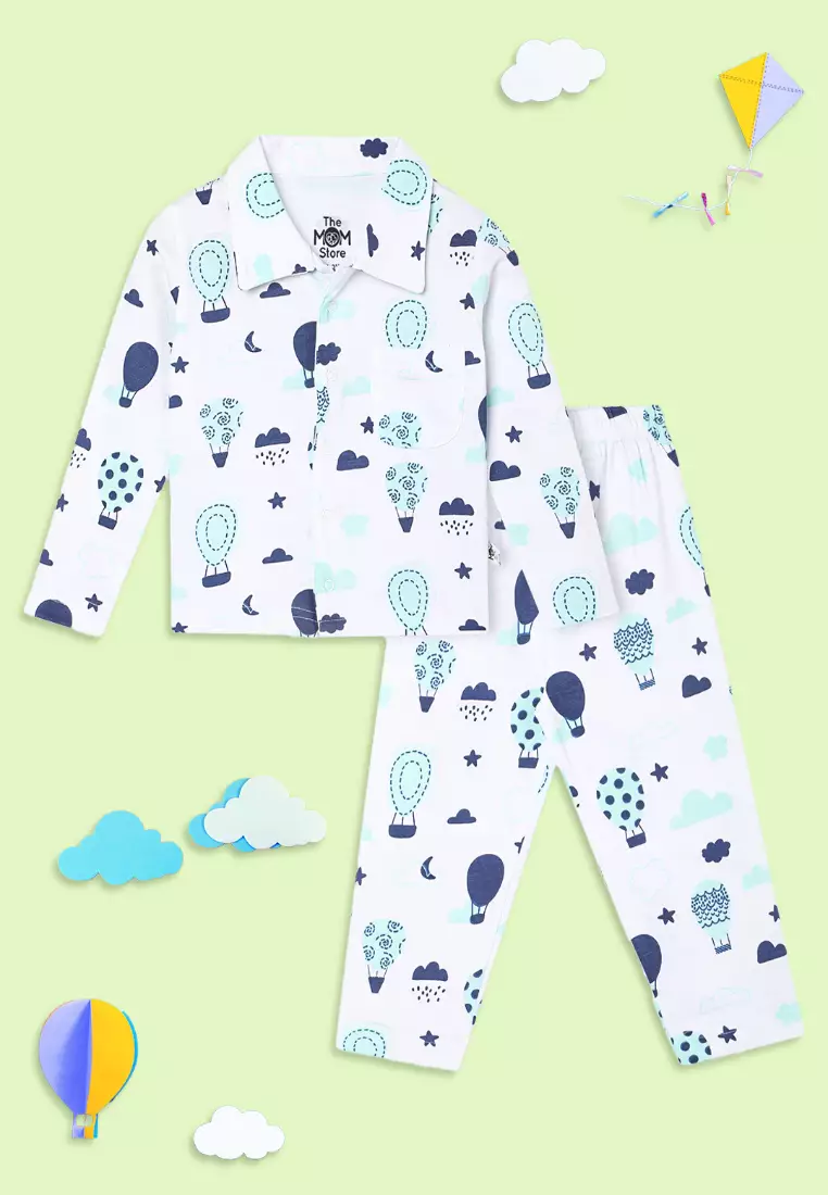 Baby And Kids Pajama Nightsuit Set - Up in the Air
