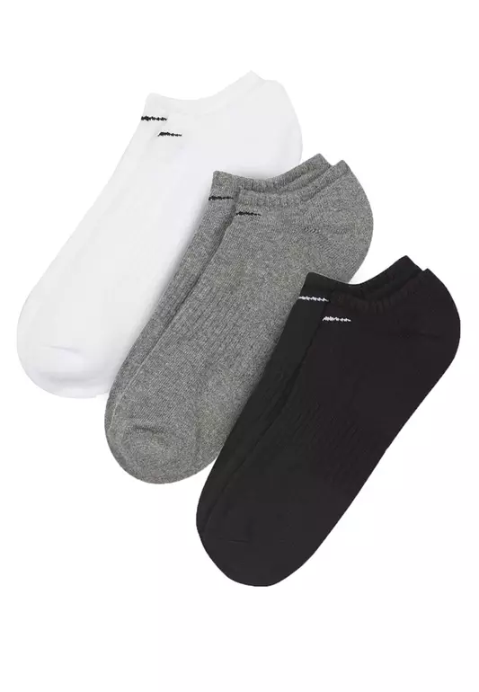 Everyday Cushioned Training No-Show Socks (3 Pairs)