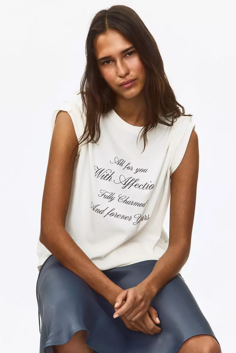 Oversized printed T-shirt