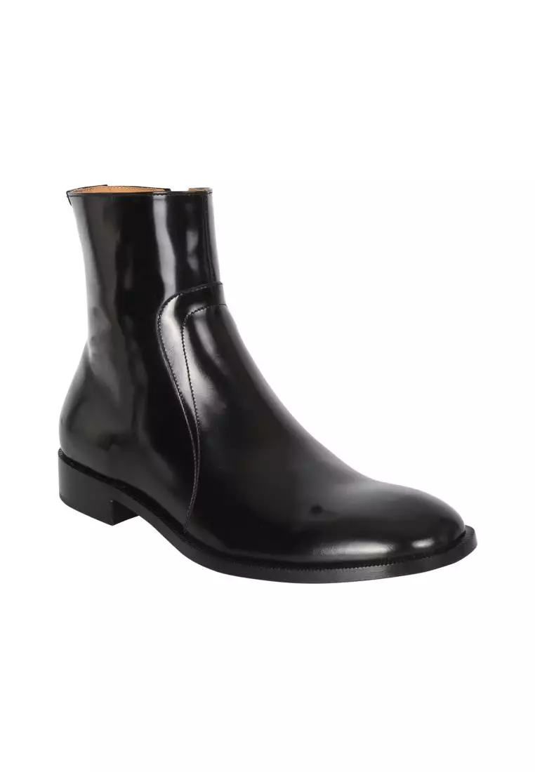 Margiela side top zip boots