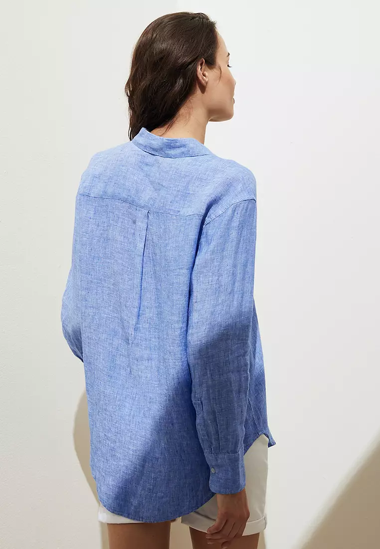 Pure Linen Oversized Shirt