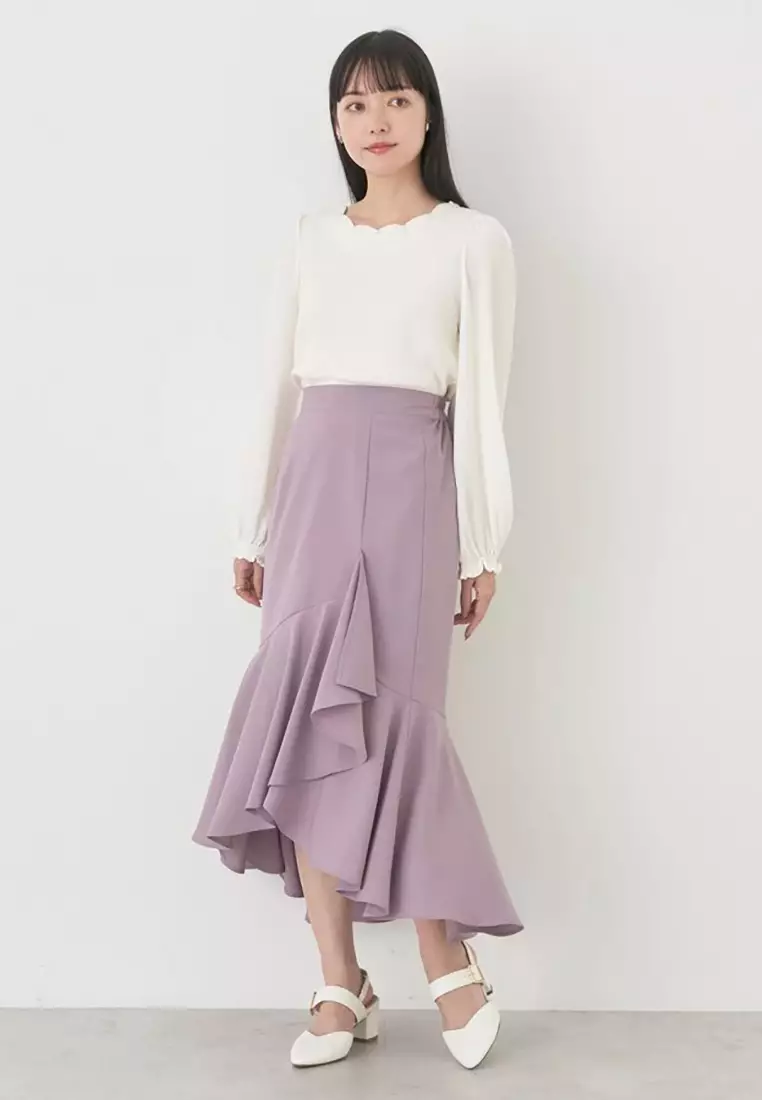 Earth Music & Ecology - Ashime Ruffle Skirt
