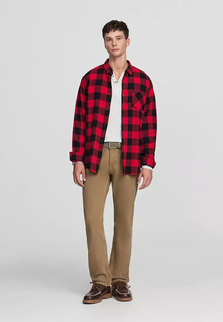 Man Long-Sleeved Shirt