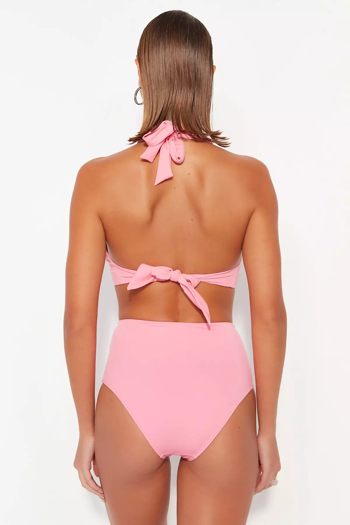 Cut Out High Waist Bikini Bottoms