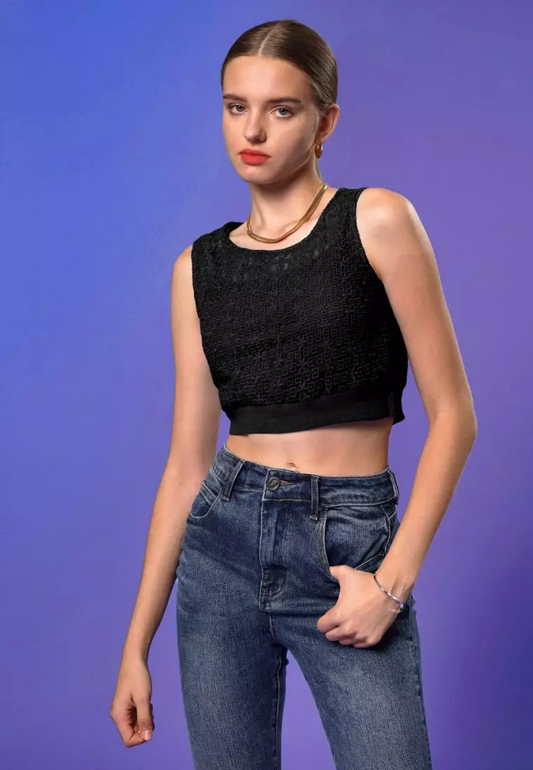 Crop top ethnic outlet online