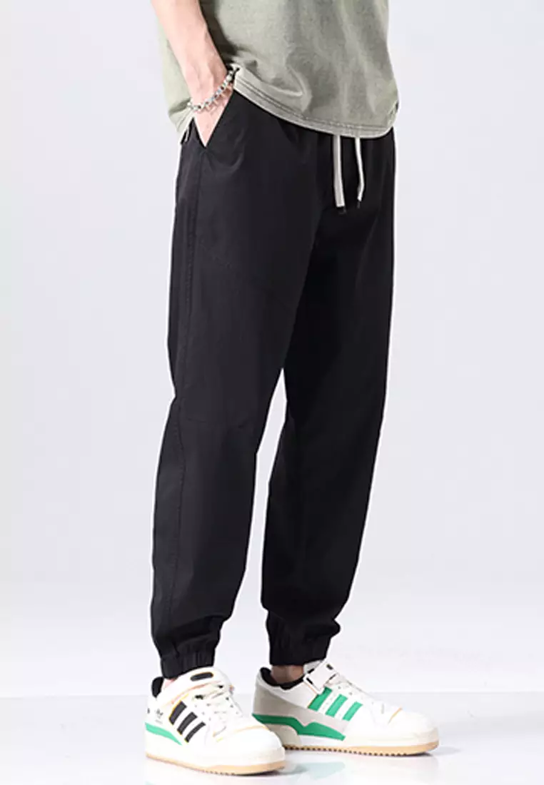 Drawstring Slim Jogger Pants