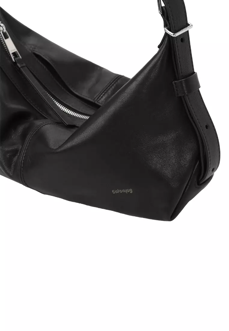 ALLEGRA Demi Hobo Bag - Black