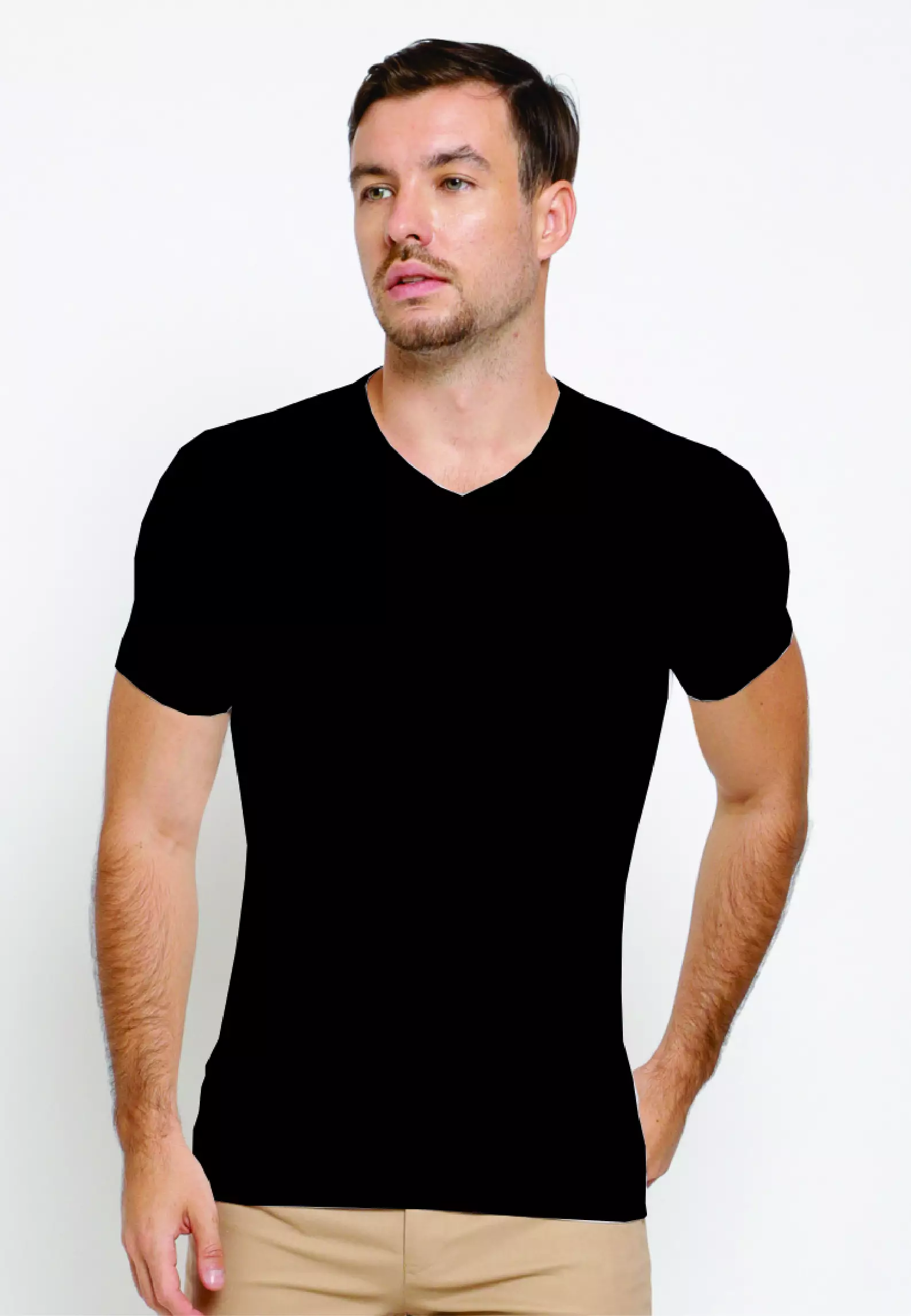 Byford Kaos Dalam Kerah V Neck 1 pcs/pack