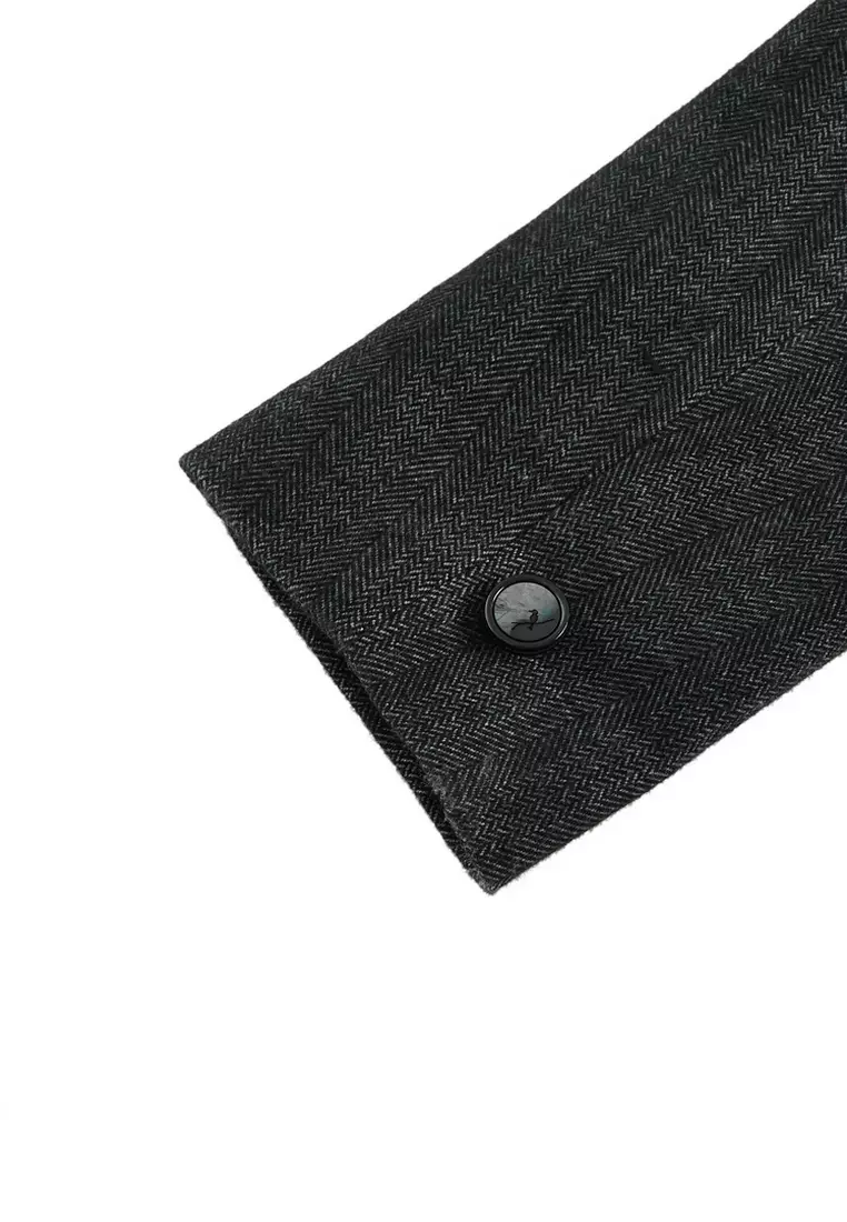 Long Sleeve Slim Fit Suit Blazer