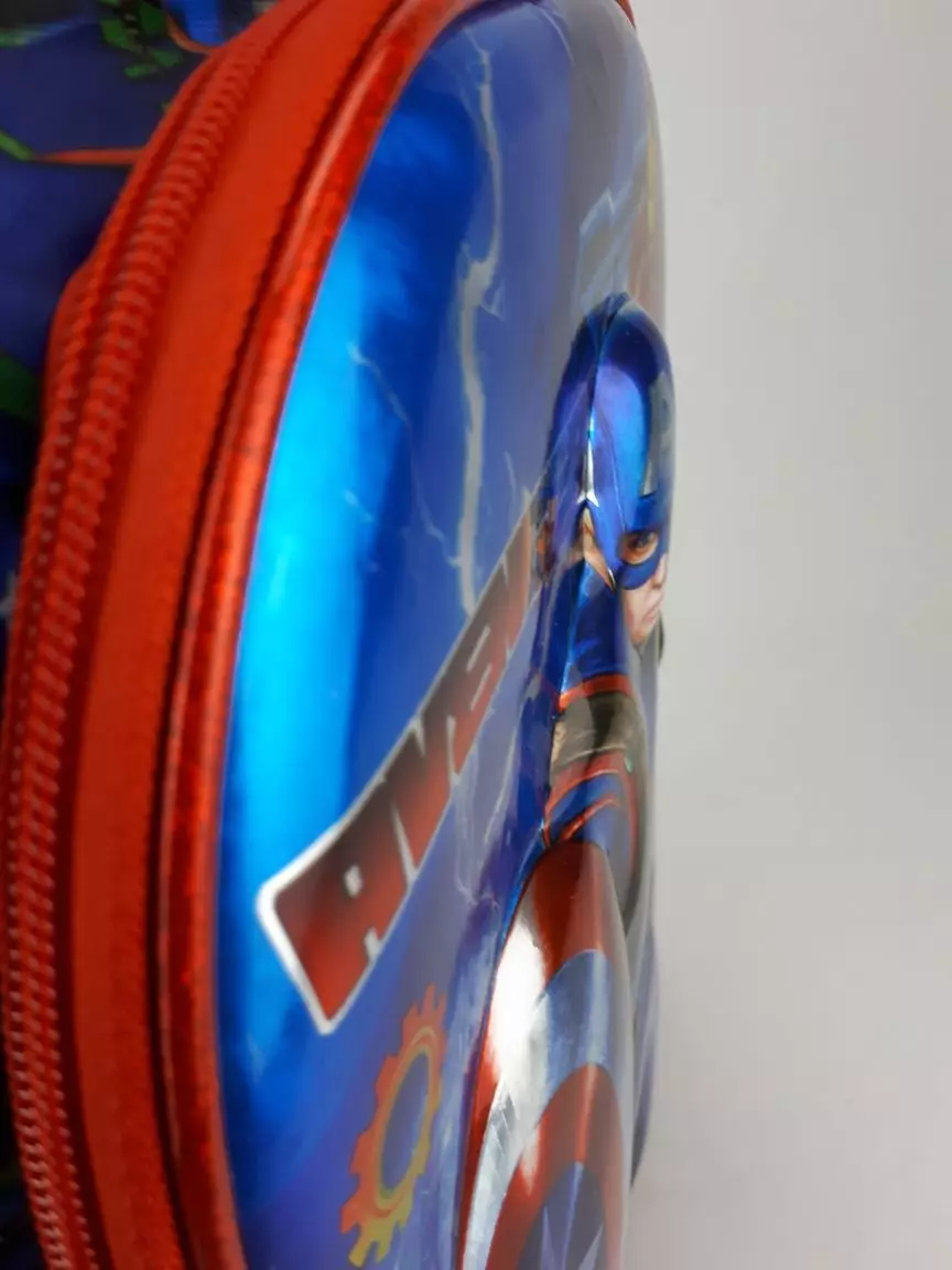 TAS RANSEL SEKOLAH ANAK TAS RANSEL BACKPACK ANAK 3D MEDIUM - Captain America
