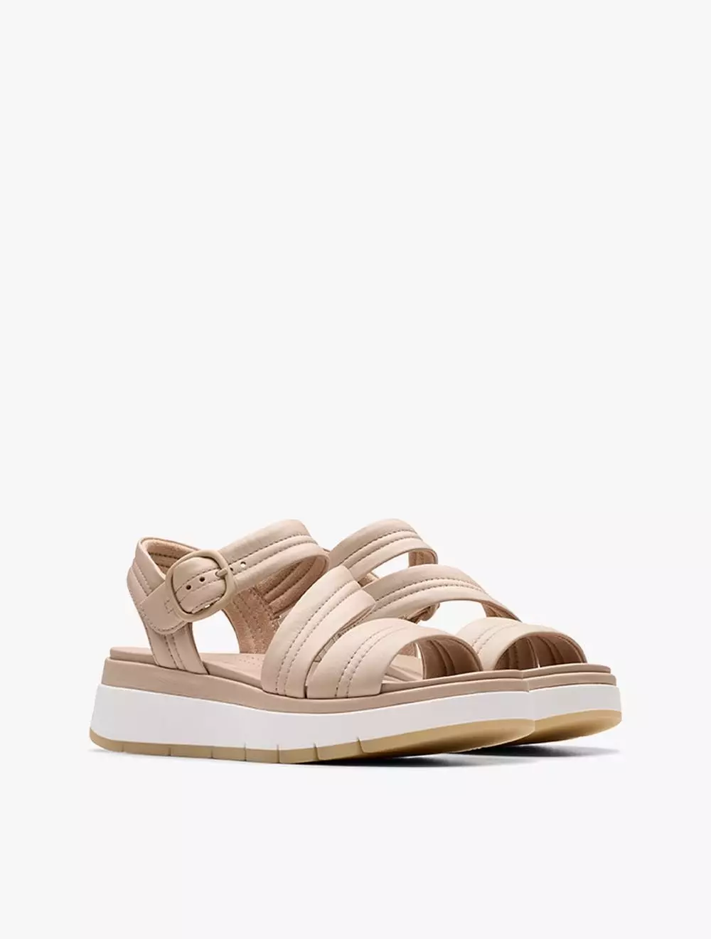 Clarks Tuscan Strap Sand Leather