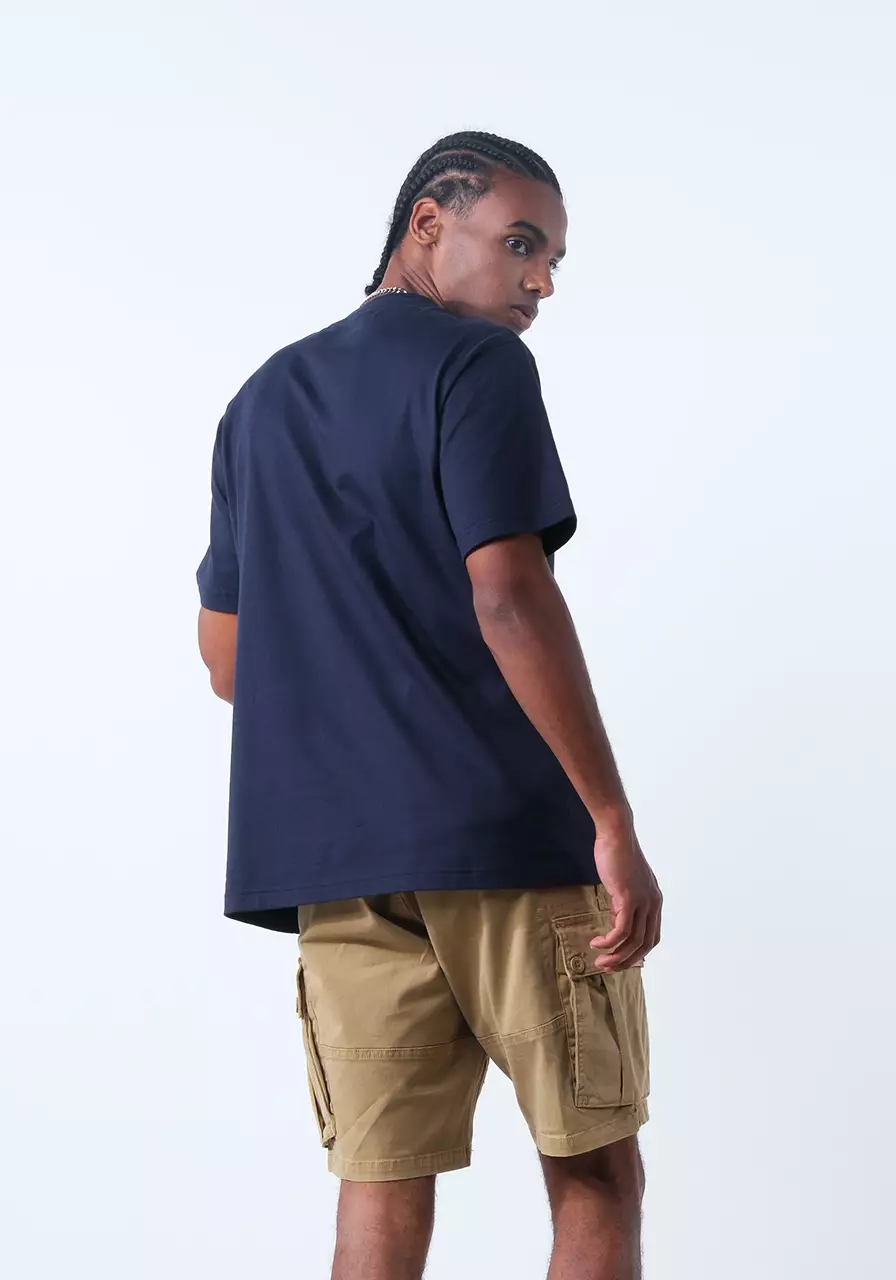 Kaos Regular  Pria John Doe Navy