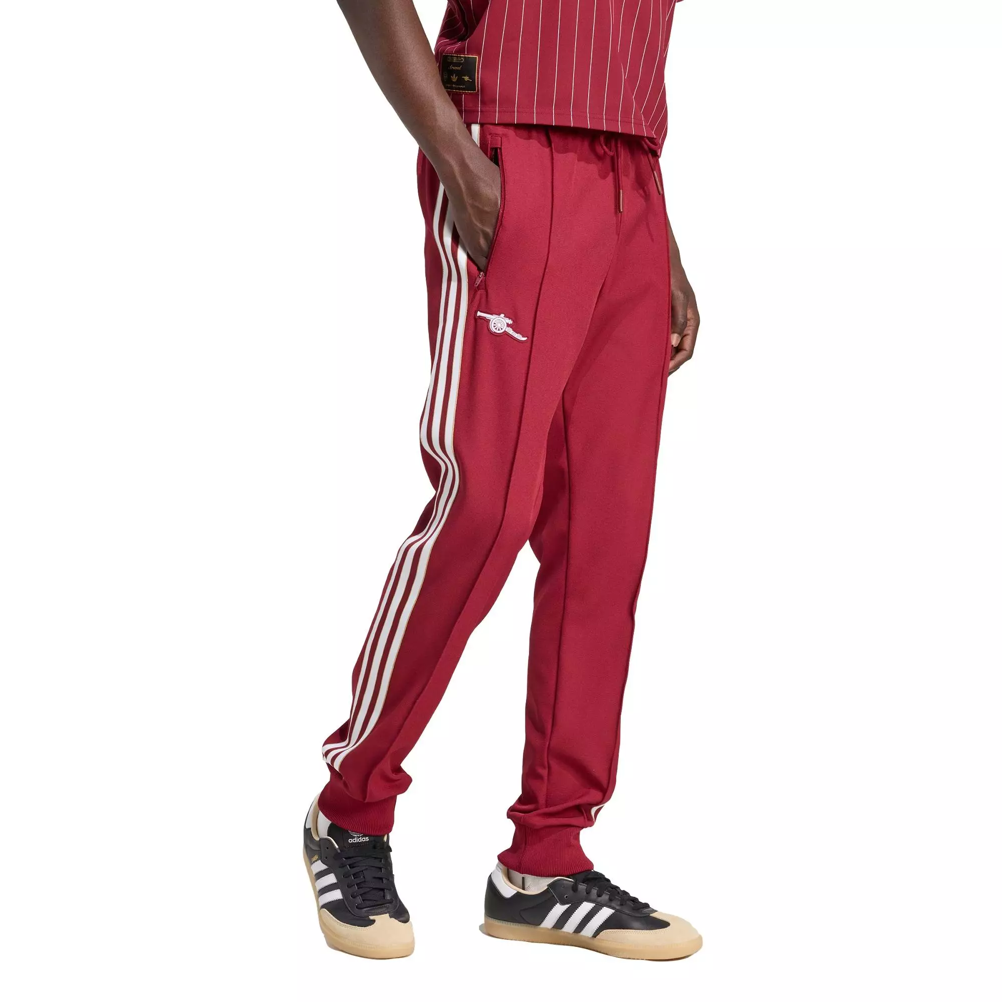 Buy ADIDAS Football Arsenal Terrace Icons Track Pants Men Burgundy