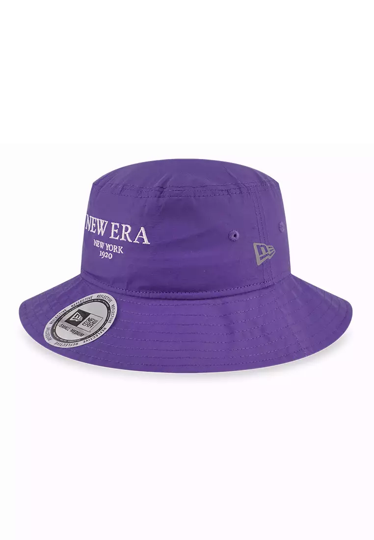 Buy NEW ERA Wordmark Color Reflective Purple Bucket Hat 2024