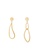 A-Excellence gold Asymmetry Earring 058FCAC57ED414GS_1