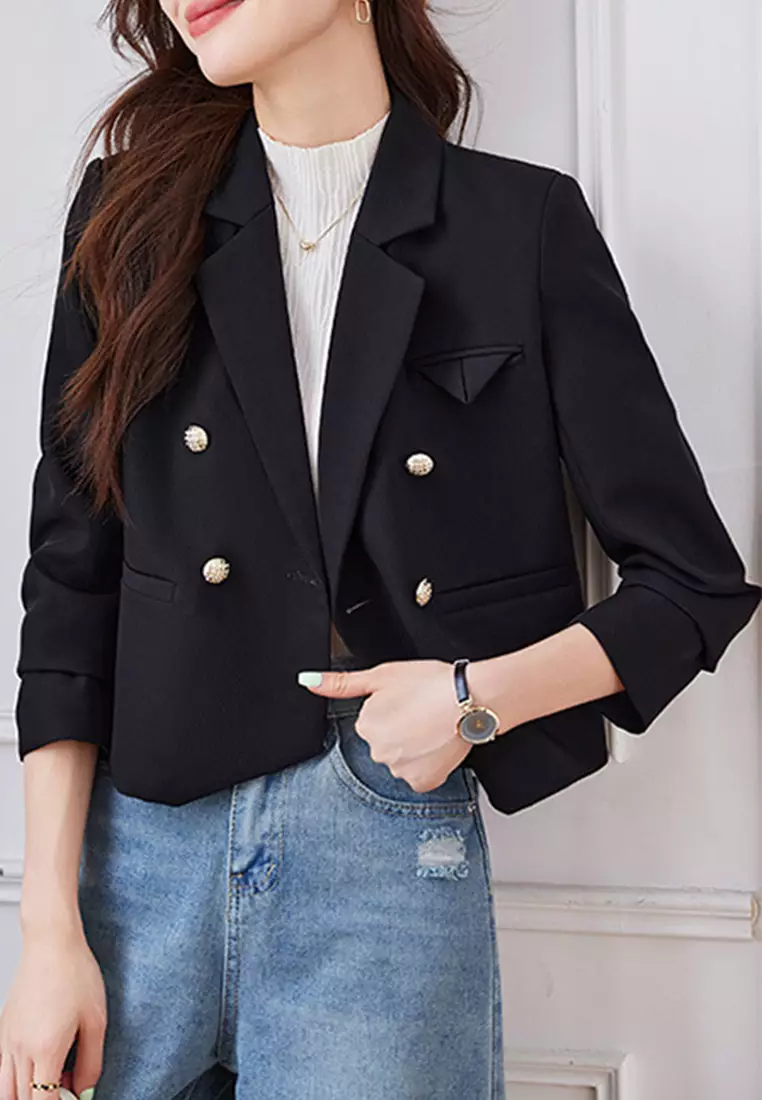 Fashionable Slim Cut Suit Jacket YGH-EL8677
